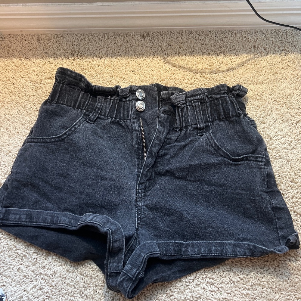 wild fable black jean shorts